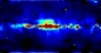 Das Zentrum der Milchstraße, aufgenommen in Gammastrahlung vom EGRET. NASA/Gefälligkeit von nasaimages.org.