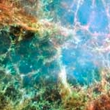 Überrest der Crab Supernova, die im Jahre 1054 explodiert ist und heutzutage die hellste anhaltende Quelle von Gamma- und Röntgenstrahlung am Himmel ist. In dem Zentrum des Nebels ist der Crab Pulsar, der während der Explosion gebildet worden ist. NASA/Gefälligkeit von nasaimages.org.