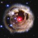 V838 Monocerotis ist ein wechselhafter Stern beeinflusst von dem Phänomen der Licht-Echos – Licht, das in dem interstellaren Medium reflektiert wird, produziert eine Illusion von Ringen um den Stern herum. NASA/Gefälligkeit von nasaimages.org.